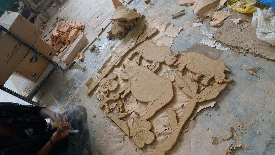 Travail de l’argile