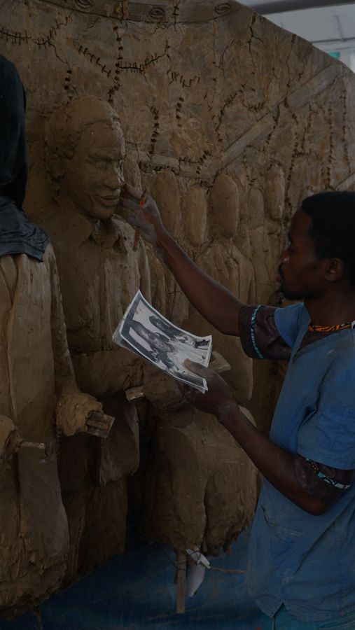Un artiste au travail