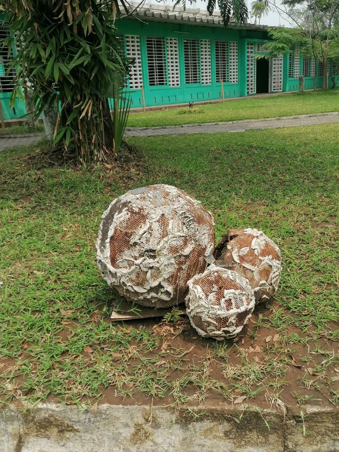 Sphères sculptées